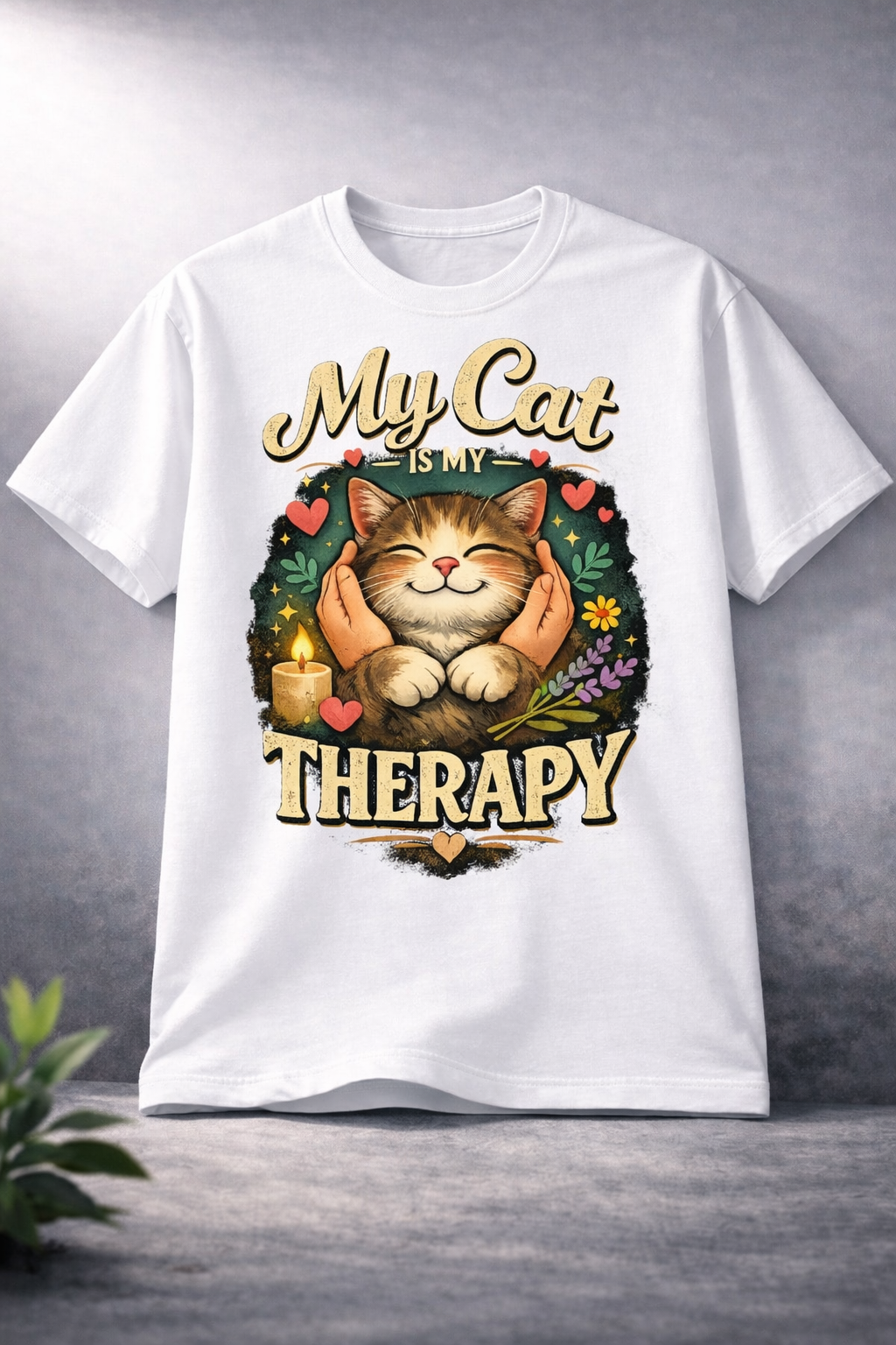 My CAT, my therapy ! (T-shirt)