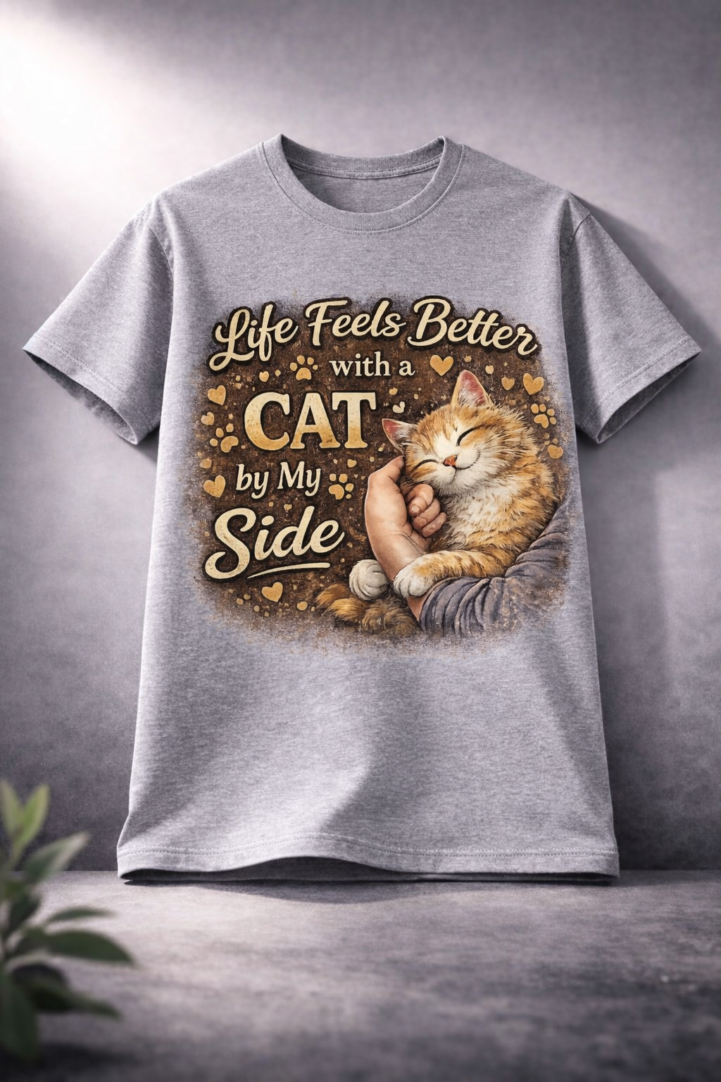 A CAT by my side ! (T-shirt)