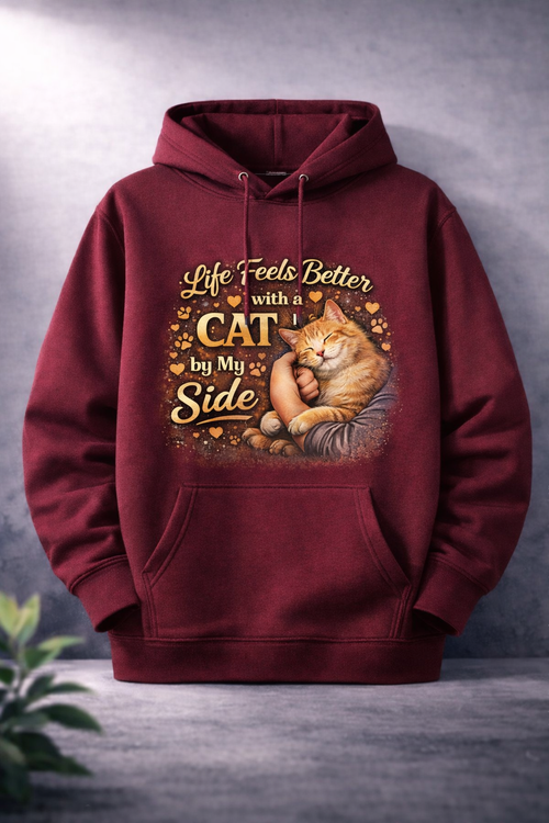 A CAT by my side ! (Hoodie)