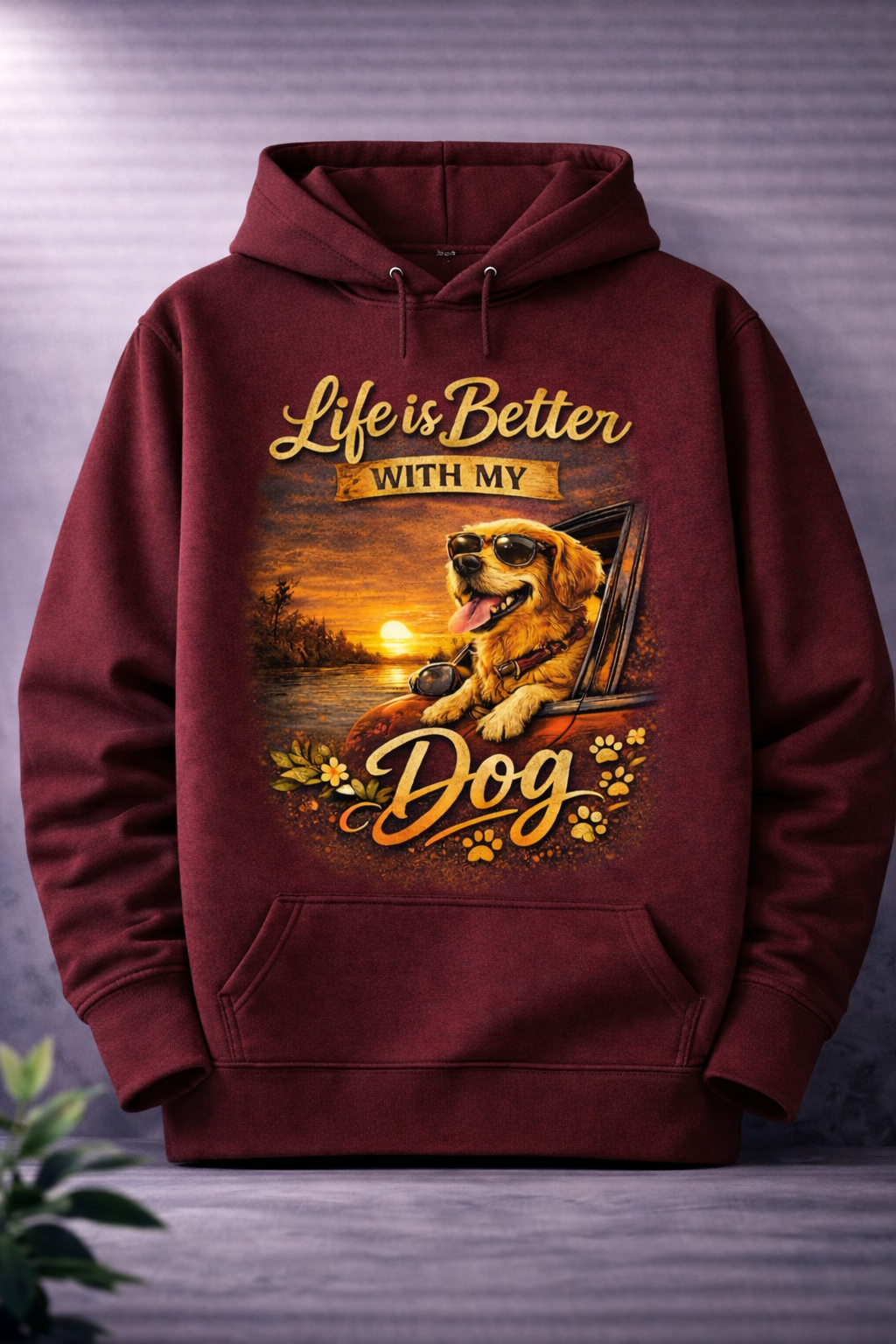 Life is better with my DOG ! (Hoodie)